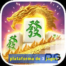 plataforma de 3 jogos